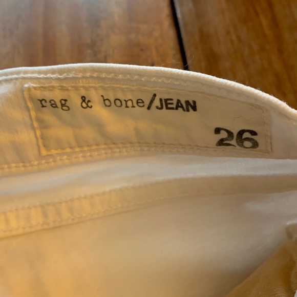 Rag & Bone white denim jeans - Picture 2 of 8